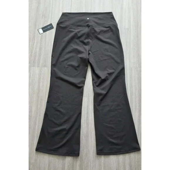 Velocity 2X Plus High Rise Flare Wide Leg Stretch Yoga Pants Bootcut - Picture 13 of 16